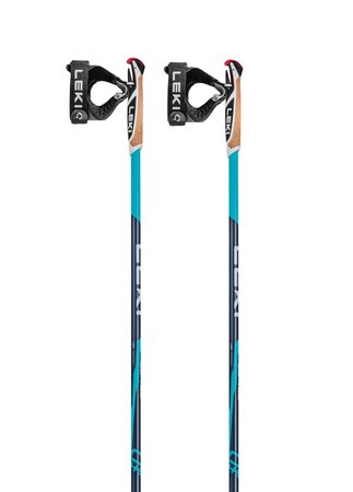 Bežecké palice Leki CC 450 Mint/Dark denim/White