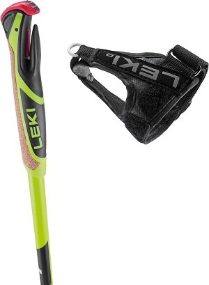 Bežecké palice Leki CC 450 Neon Yellow/Black/White