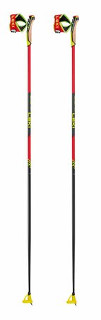 Bežecké palice Leki PRC 750 Bright Red/Neon Yellow/Black