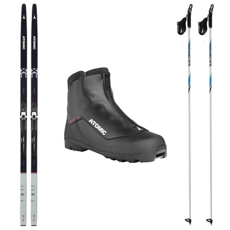 Bežecký set na klasiku Atomic Savor XC + Atomic Savor 25 + Salomon R 20