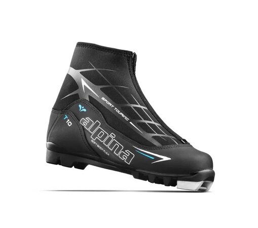 Obuv na bežky Alpina T 10 Eve black/white/blue 19/20