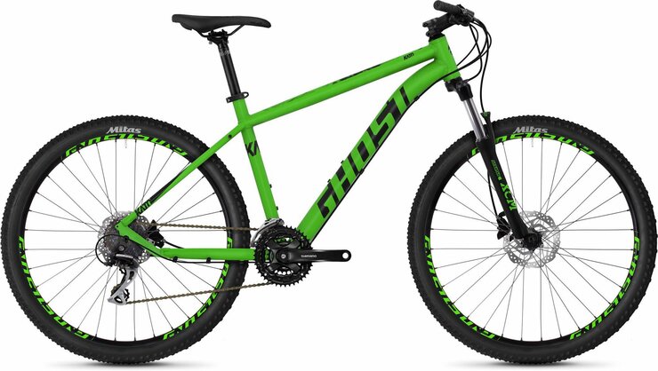 Bicykel Ghost Kato 3.7 riot green/night black 2020