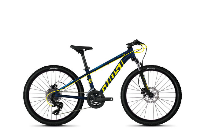 Bicykel Ghost Kato D4.4 Night Blue/Neon Yellow/Riot Blue 2020