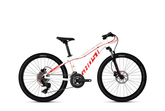 Bicykel Ghost Lanao D4.4 Star White/Red/Orange 2020