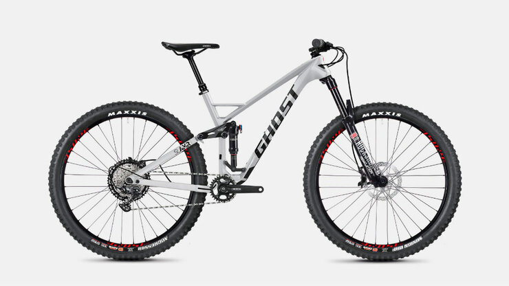 Bicykel GHOST SLAMR 6.9 LC Iridium Silver / Jet Black / Riot Red 2020