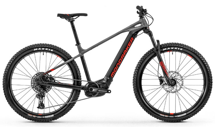 Elektrobicykel Mondraker Prime 29, Black/Nimbus Grey/Flame Red 2020