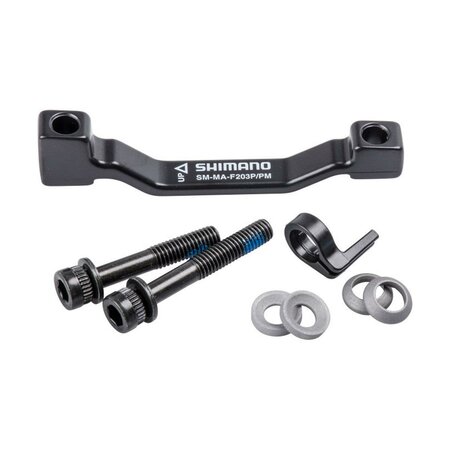 Adaptér Shimano predný/zadný na kotúč 203mm pm/pm