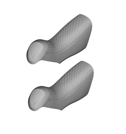 Gumy Shimano na Dual Control Str8070 Čierne