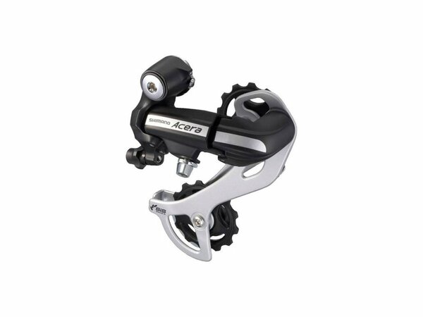 Prehadzovačka Shimano Acera M360 7/8-K bez háku strieborná Prehadzovačka Shimano Acera M360 7/8-K bez háku strieborná