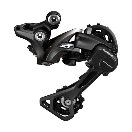 Prehadzovačka Shimano XT M8000 11-K čierna, dlhé ramienko shadow+