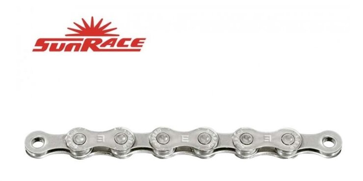 Reťaz SunRace CNM944E 9k E-bike 136čl. strieborná