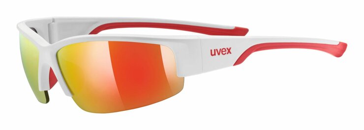 Okuliare Uvex Sportstyle 215 White Mat Red/Mirror Red S3