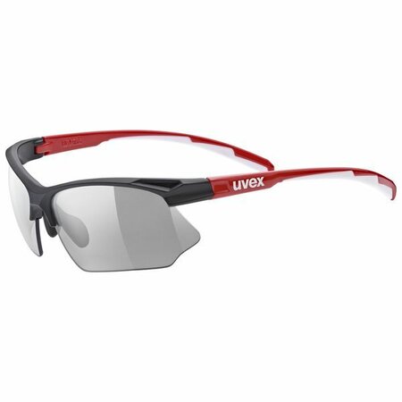Okuliare Uvex Sportstyle 802 V Black Red White/Smoke S1-3