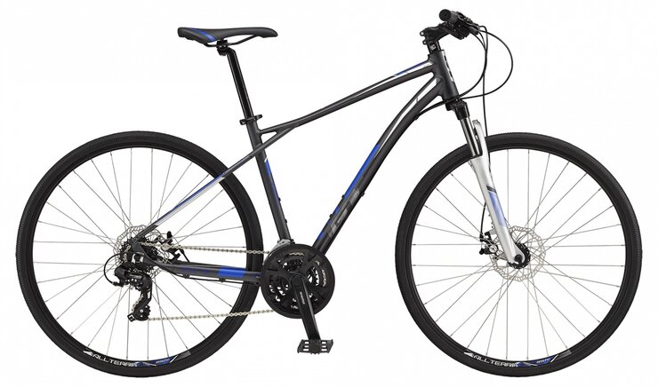 GT Transeo 5.0 Gun/Electric Blue 2017