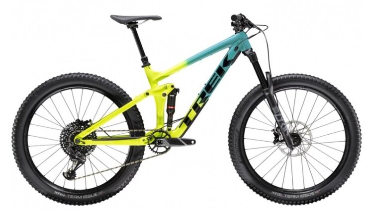 Bicykel Trek Remedy 8 Teal to Volt Fade 2020