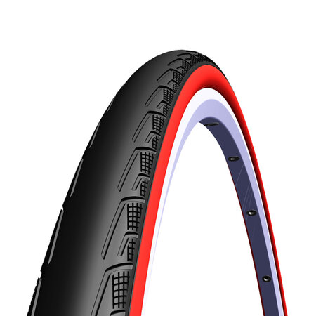 Plášť MITAS Syrinx 700x23 drôt čierno/červený