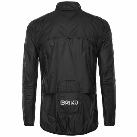 Briko Fresh Packable Jacket Black/Green Lime