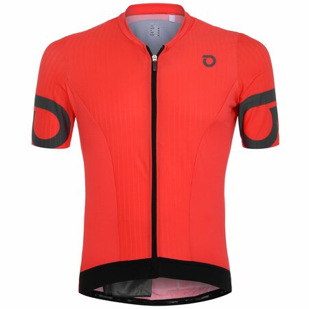 Briko Granfondo Jersey Red/Brown Fango