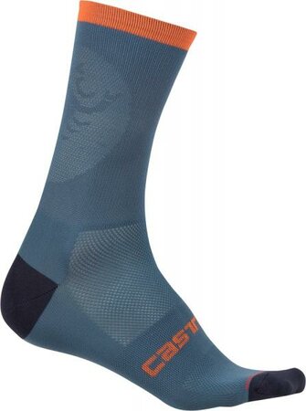Castelli Ruota 13 Sock modrá / oranžová