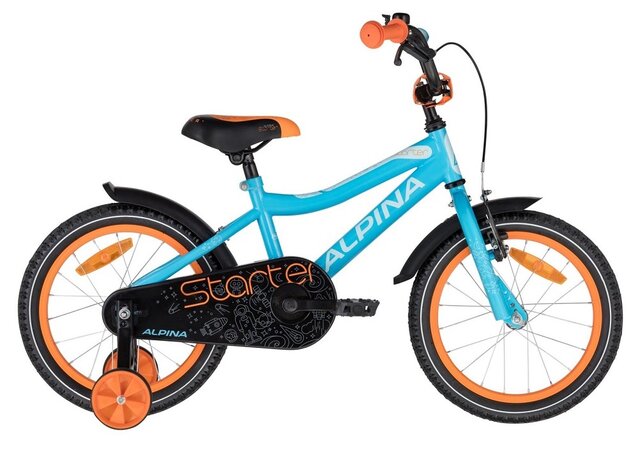 Bicykel Alpina Starter Blue/Orange
