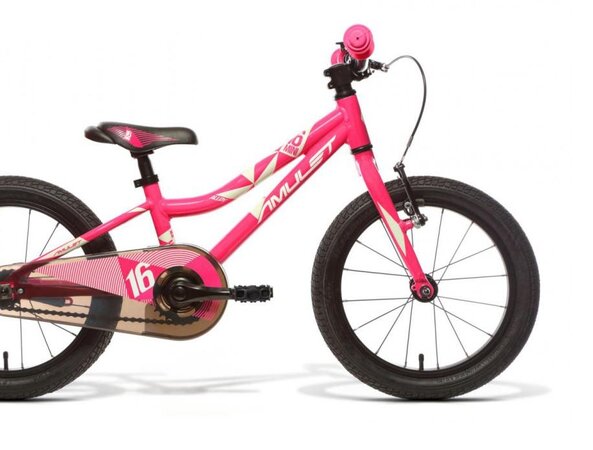 Bicykel Amulet Fun 16 Pink Shiny White 2022