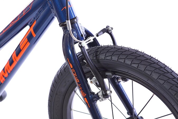 Detský bicykel Amulet 16 Mini Lite Dark Blue Metalic/Orange Shiny 2022