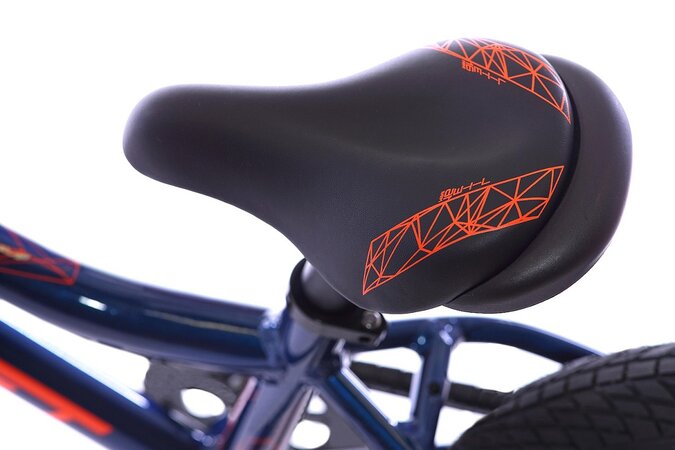 Detský bicykel Amulet 16 Mini Lite Dark Blue Metalic/Orange Shiny 2022