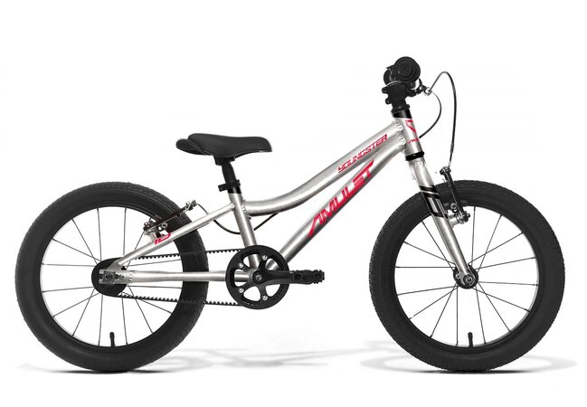 Detský bicykel Amulet 16 Youngster Belt Silver/Red 2022