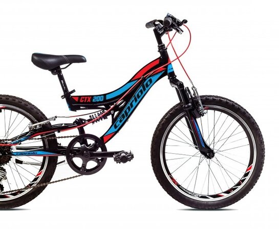 Bicykel Capriolo CTX 200 Black/Blue/Red 2021