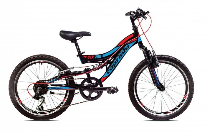 Bicykel Capriolo CTX 200 Black/Blue/Red 2021