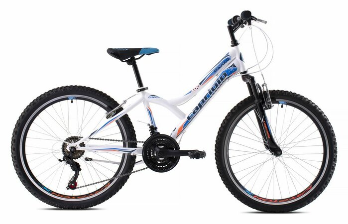 Bicykel Capriolo Diavolo 400 FS White/Blue