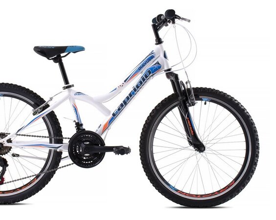 Bicykel Capriolo Diavolo 400 FS White/Blue