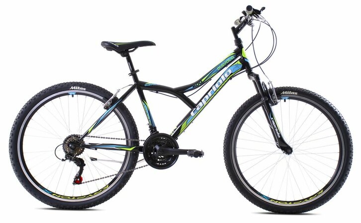 Bicykel Capriolo Diavolo 600 FS Blue/Green/Black