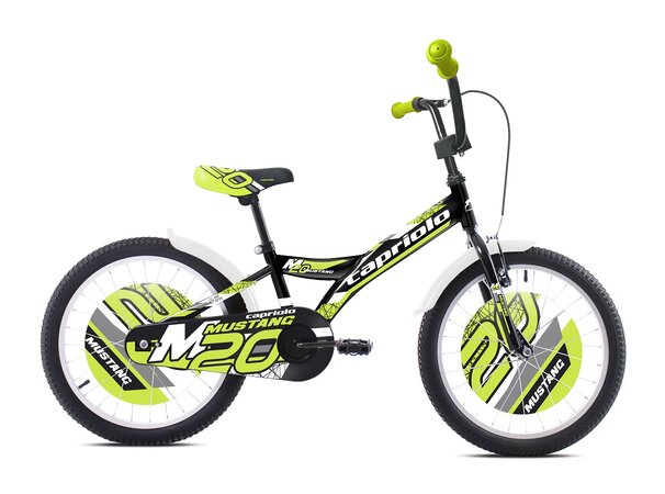 Bicykel Capriolo Mustang 20 Black/Lime 2021