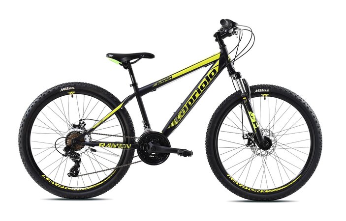 Bicykel Capriolo Raven 26" 2021 Neon yellow