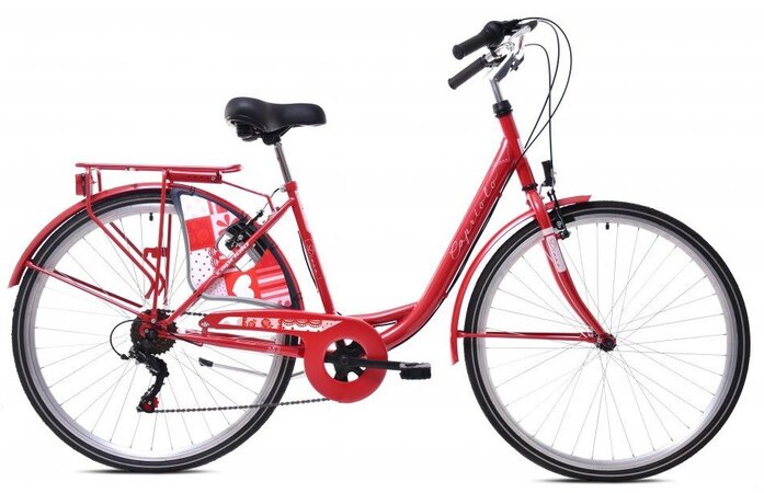 Bicykel Capriolo Diana City Červená 2024 Bicykel Capriolo Diana City Červená 2024