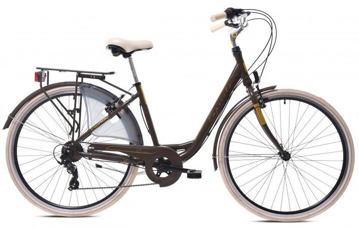 Bicykel Capriolo Diana Tour Hnedý