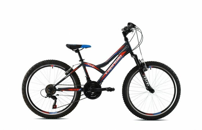 Bicykel Capriolo Diavolo 400 FS Black/Red 2021