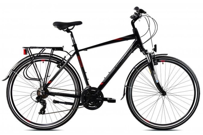 Bicykel Capriolo Roadster Man Čierno-Červený 2023