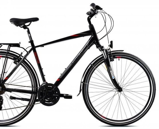 Bicykel Capriolo Roadster Man Čierno-Červený 2023