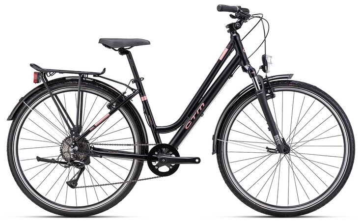 Bicykel CTM Amber Matná Čierna / Staroružová 2025