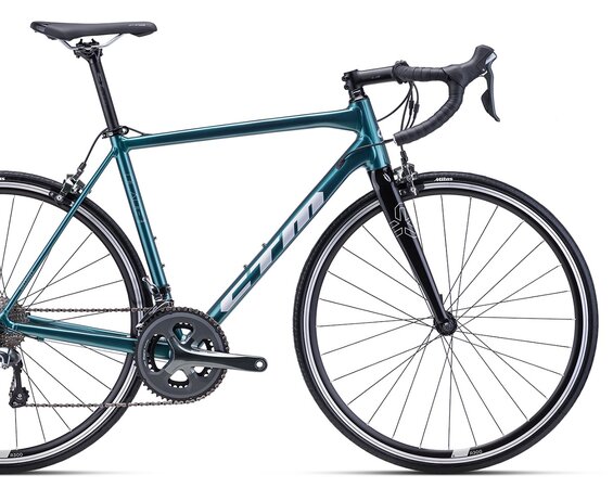 Bicykel CTM Blade Comp Tmavá Zelená / Strieborná