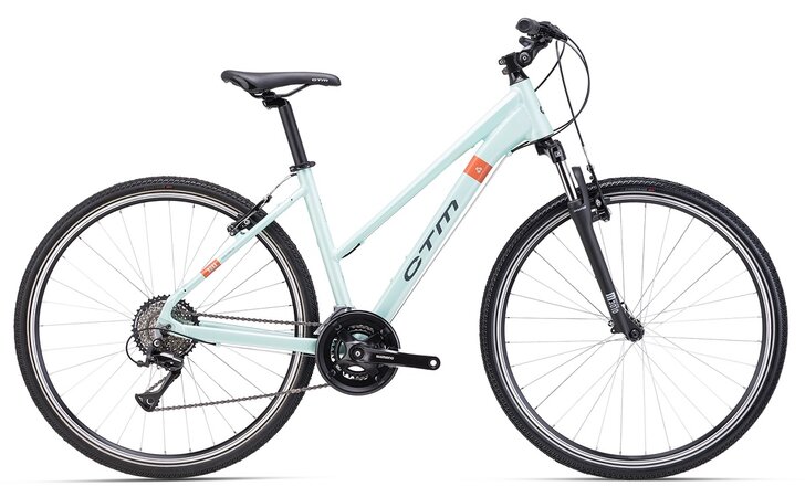 Bicykel CTM Bora 1.0 Matná Svetlotyrkysová Perleť / Sivá 2025