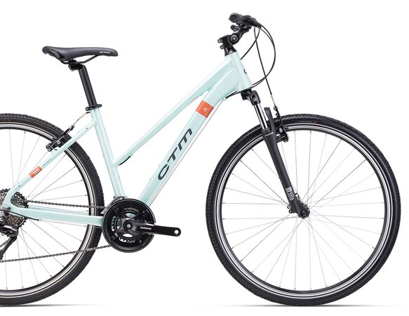 Bicykel CTM Bora 1.0 Matná Svetlotyrkysová Perleť / Sivá 2025