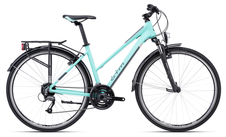 Bicykel CTM Bora 1.0 Trek Matná Tyrkysová 2023