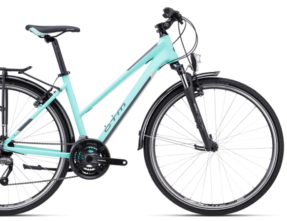 Bicykel CTM Bora 1.0 Trek Matná Tyrkysová 2023