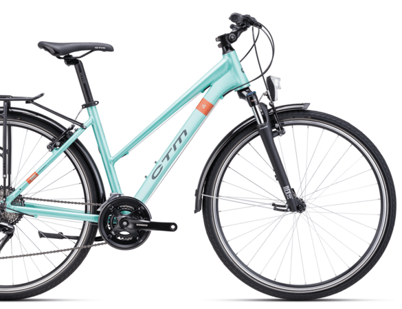 Bicykel CTM Bora 1.0 Trek Matná Tyrkysová 2024