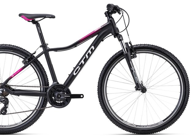 Bicykel CTM Charisma 1.0 Matná Čierna / Ružová 2023