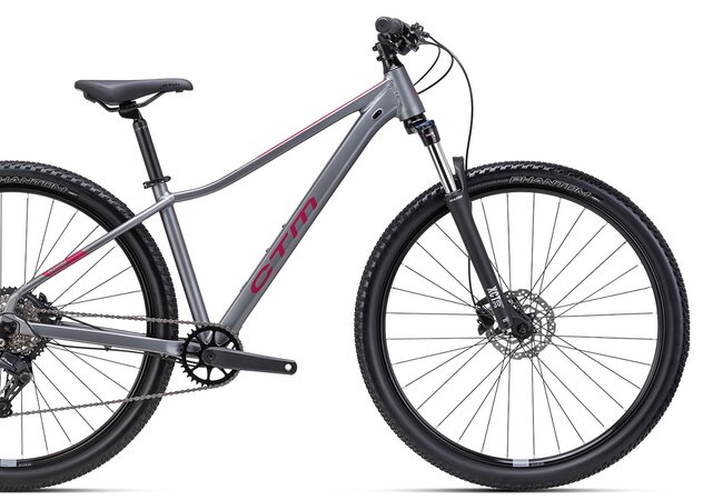 Bicykel CTM Charisma 2.0 Matná Tmavosivá / Lesklá Bordová 2025