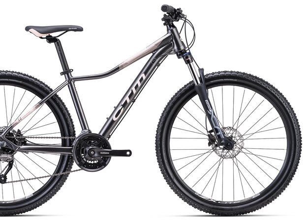 Bicykel CTM Charisma 3.0 Tmavosivá / Svetloružová 2023